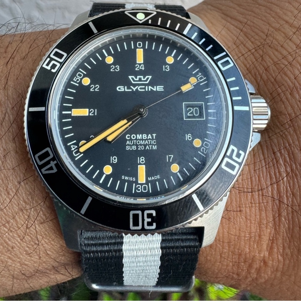 **SOLD** Glycine Combat Swiss Made Automatic GL0083